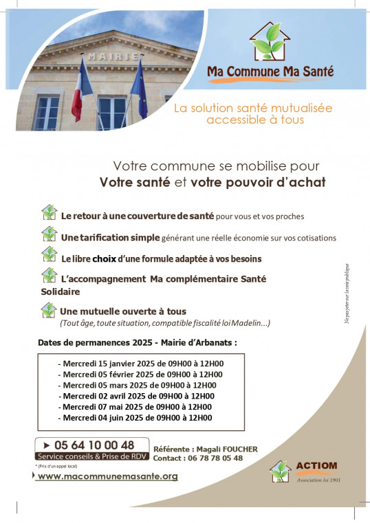 Date de permanences 1er semestre 2025 - Mairie d'Arbanats_page-0001.jpg