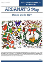 Arbanat'S Mag Janvier 2021. Cliquez ci-dessous